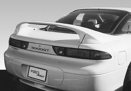 VIS Racing - 1991-1998 Mitsubishi 3000Gt Factory Style Spoiler With Light