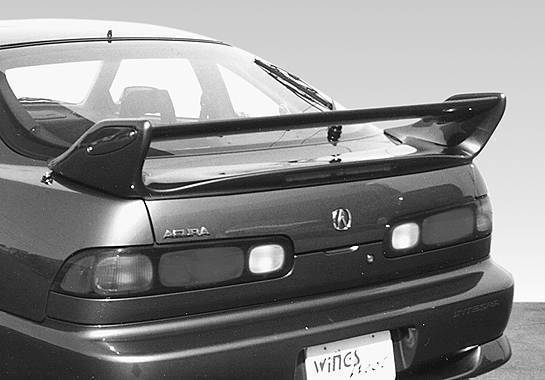 VIS Racing - 1994-2001 Acura Integra 2Dr Adj. Commando Style Wing With Light