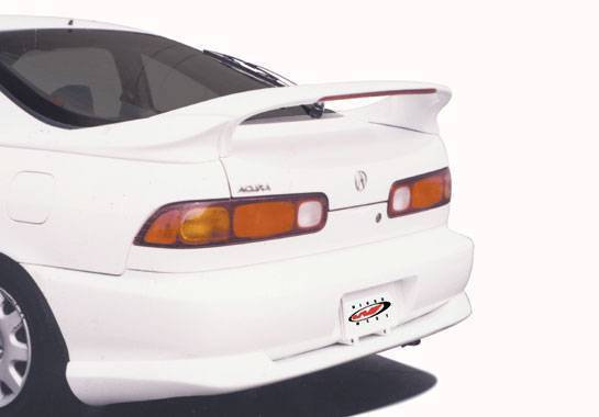 VIS Racing - 1994-2001 Acura Integra 4Dr Custom 3Pc Mid Wing With Light