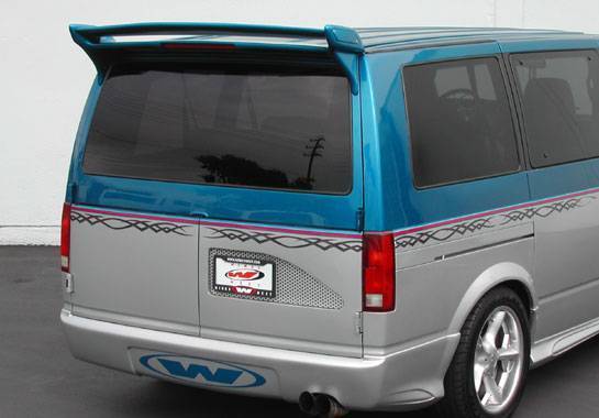 VIS Racing - 1994-2002 Chevrolet Astro Van Commando Roof Wing With Light