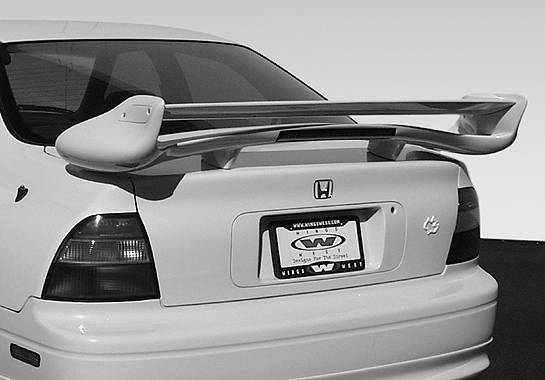 VIS Racing - 1994-1997 Honda Accord 2/4Dr Commando Type 2 Wing With Light