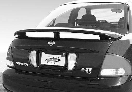 VIS Racing - 2000-2003 Nissan Sentra 2000 4Dr. Factory Style Wing With Light