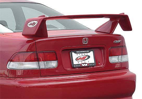 VIS Racing - 1996-2000 Honda Civic 2Dr Coupe Rally Series Wing With Light