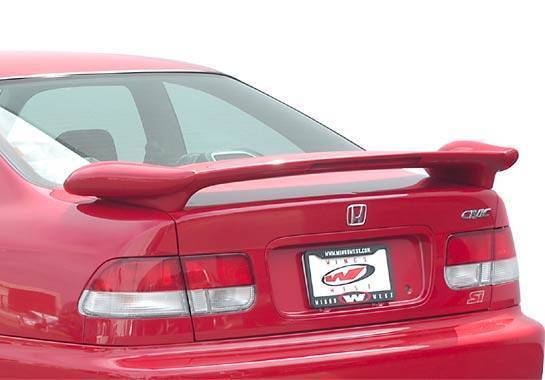 VIS Racing - 1996-2000 Honda Civic 2Dr Coupe Bullet Series Wing With Light