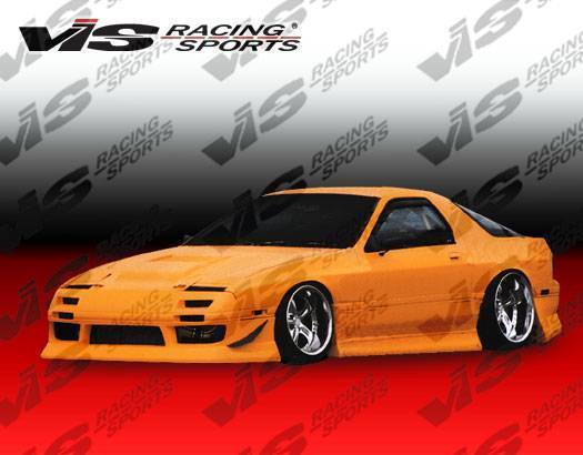 VIS Racing - 1986-1991 Mazda Rx7 2Dr V Speed Side Skirts
