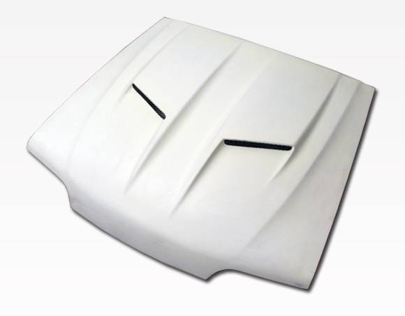 VIS Racing - 1987-1993 Ford Mustang 2Dr Stalker 2 Fiber Glass Hood