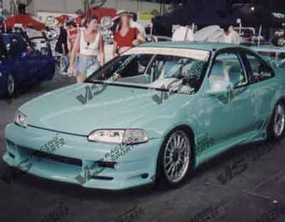 VIS Racing - 1992-1995 Honda Civic 2Dr Kombat 1 Full Kit