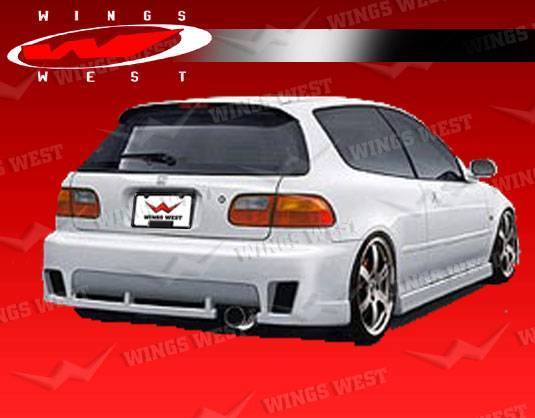 VIS Racing - 1992-1995 Honda Civic Hb Jpc Type A Rear Bumper