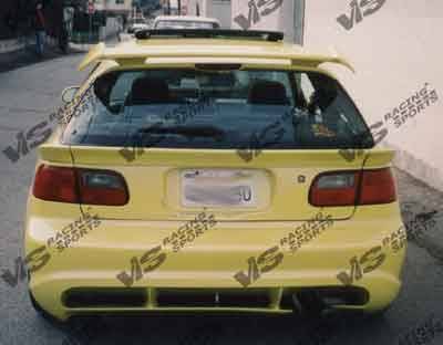 VIS Racing - 1992-1995 Honda Civic Hb Wizdom Rear Bumper