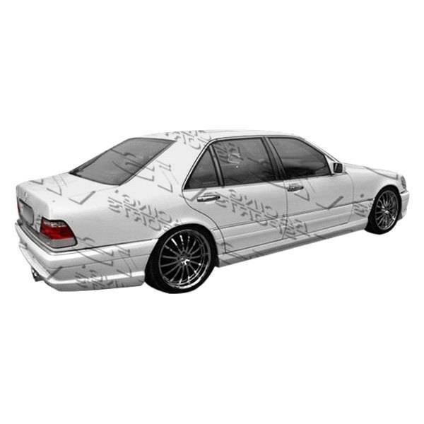 VIS Racing - 1992-1999 Mercedes S-Class W140 4Dr Vip Side Skirts