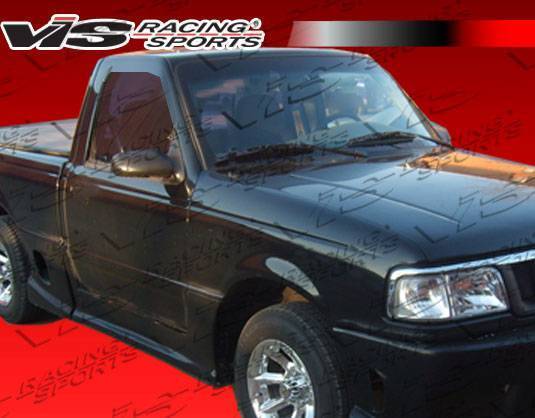 VIS Racing - 1993-1997 Ford Ranger 2Dr Striker Side Skirts