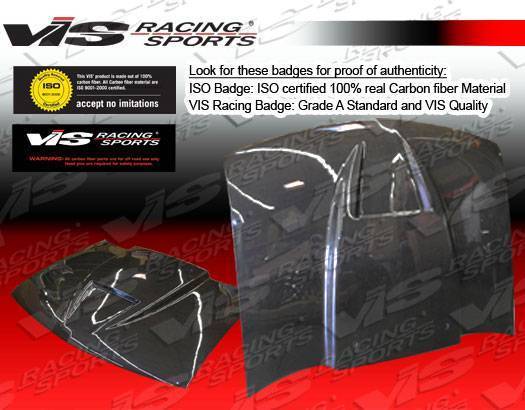 VIS Racing - 1995-1999 Chevrolet Tahoe Fiber Glass Raw Air Hood