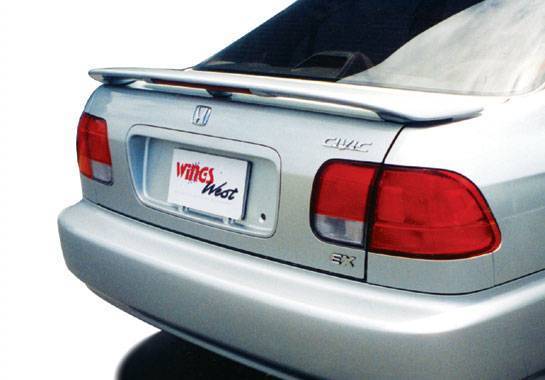 VIS Racing - 1996-2000 Honda Civic 4Dr Factory Style Wing With Light