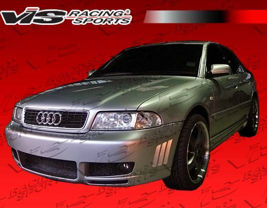 VIS Racing - 1996-2001 Audi A4 4Dr Rsr Side Skirts