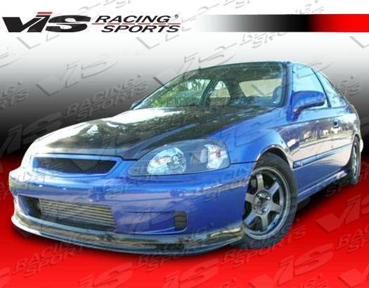 VIS Racing - 1996-1998 Honda Civic 2Dr/4Dr/Hb Type S Carbon Fiber Lip