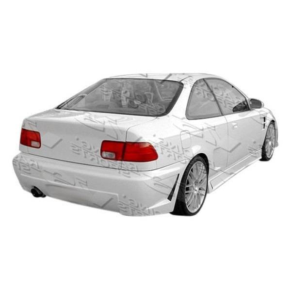 VIS Racing - 1996-2000 Honda Civic 2Dr/Hb Tsc 3 Side Skirts