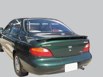 VIS Racing - 1996-1998 Hyundai Elantra 4Dr Factory Style Spoiler