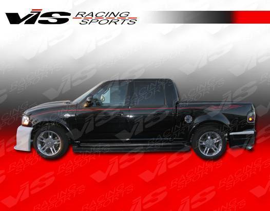 VIS Racing - 1997-2003 Ford F150 4Dr Sup. Crew Outlaw Side Skirts