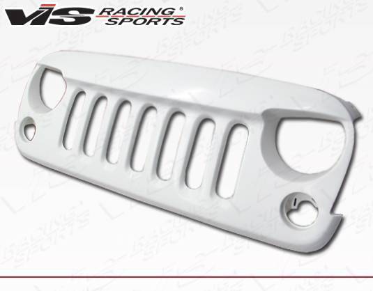 VIS Racing - 1997-2014 Jeep Wrangler AB Fiberglass Front Grill