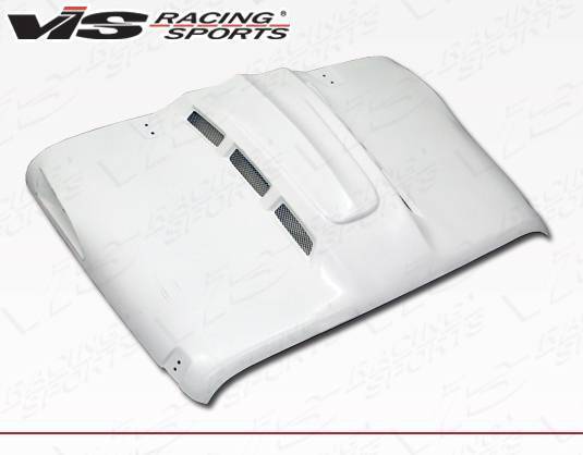 VIS Racing - 1997-2006 Jeep Wrangler Heat Extractor Fiberglass Hood