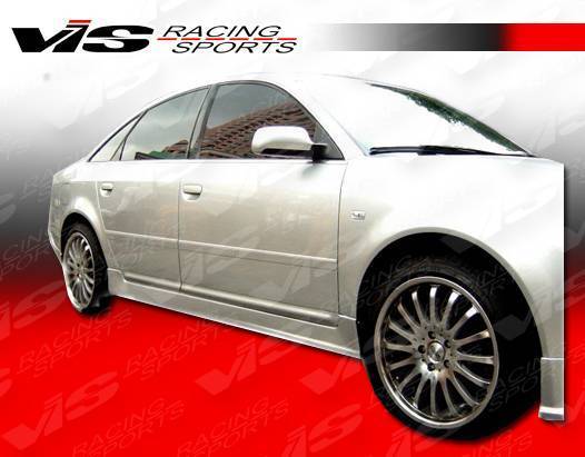 VIS Racing - 1998-2004 Audi A6 4Dr A Tech Side Skirts