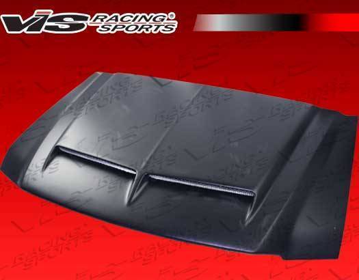 VIS Racing - 1999-2007 Ford F250 Fiber Glass Cowl Induction 2 Hood