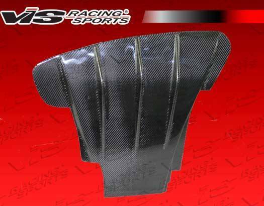 VIS Racing - 1999-2004 Ferrari F360 Euro Tech Rear Diffuser