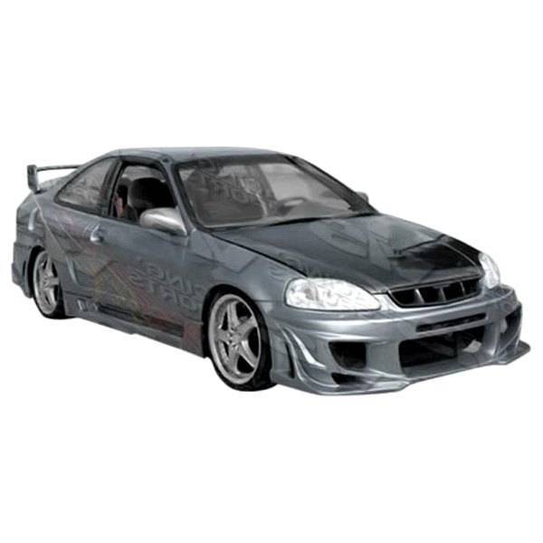 VIS Racing - 1999-2000 Honda Civic 2Dr/4Dr/Hb Ballistix Type 2 Front Bumper