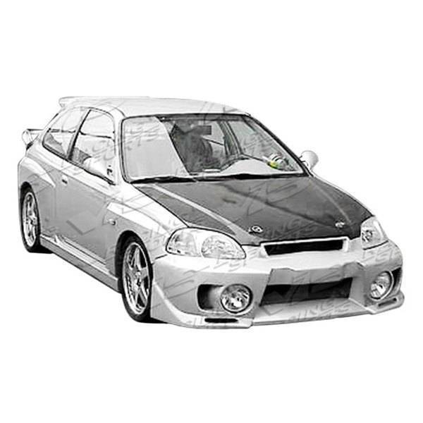 VIS Racing - 1999-2000 Honda Civic 2Dr/4Dr/Hb Evo 5 Front Bumper