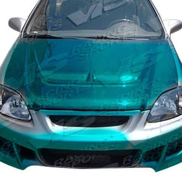 VIS Racing - 1999-2000 Honda Civic 2Dr/4Dr/Hb Hurricane Front Bumper