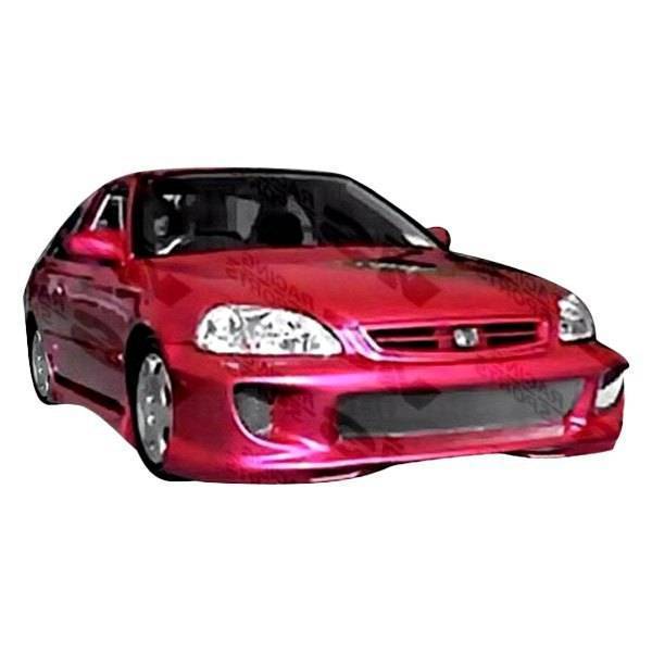 VIS Racing - 1999-2000 Honda Civic 2Dr/4Dr/Hb Kombat Front Bumper