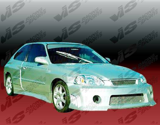 VIS Racing - 1999-2000 Honda Civic 2Dr Quest Widebody Full Kit