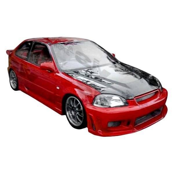 VIS Racing - 1999-2000 Honda Civic 2Dr/4Dr/Hb Tracer 2 Front Bumper