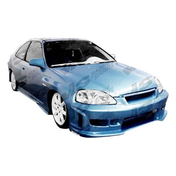 VIS Racing - 1999-2000 Honda Civic 2Dr/4Dr/Hb Z1 Boxer Front Bumper