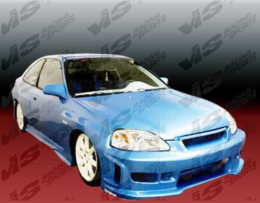 VIS Racing - 1999-2000 Honda Civic 2Dr Z1 Boxer Full Kit