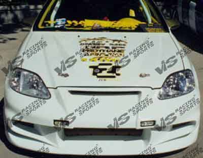 VIS Racing - 1999-2000 Honda Civic Hb Invader 6 Full Kit