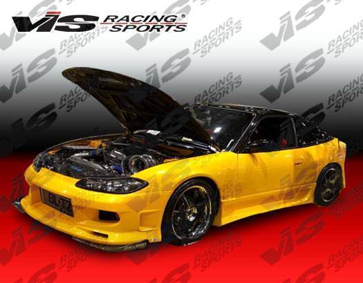 VIS Racing - 1999-2002 Nissan S15 2Dr G-Force Front Bumper