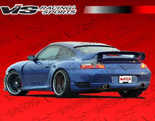 VIS Racing - 1999-2004 Porsche 996 2Dr A Tech 2 Rear Add-On Aprons