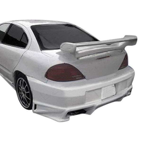 VIS Racing - 1999-2004 Pontiac Grand Am 4Dr Ballistix Rear Bumper Bumper Has Single Exhaust