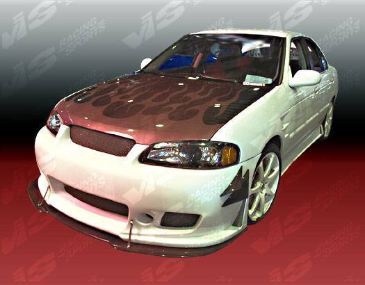 VIS Racing - 2000-2003 Nissan Sentra 4Dr Tsc 3 Front Bumper