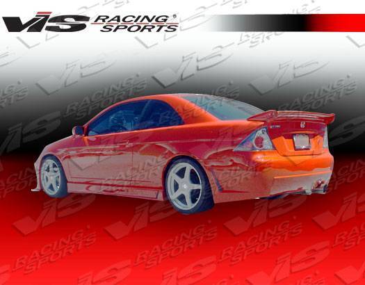 VIS Racing - 2001-2005 Honda Civic 4Dr Tsc 3 Rear Bumper