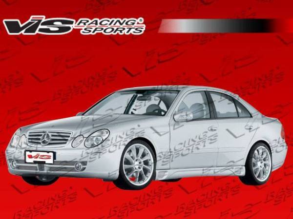 VIS Racing - 2003-2009 Mercedes E Class W211 4Dr Laser F1 Side Skirts