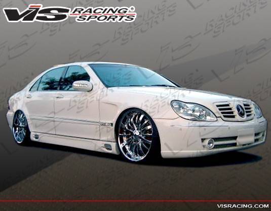 VIS Racing - 2000-2006 Mercedes S-Class W220 4Dr Laser F1 Side Skirts