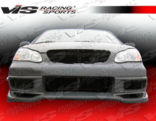 VIS Racing - 2003-2008 Toyota Corolla 4Dr Cyber Front Bumper