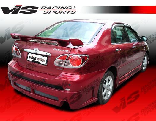 VIS Racing - 2003-2008 Toyota Corolla 4Dr Fuzion Spoiler