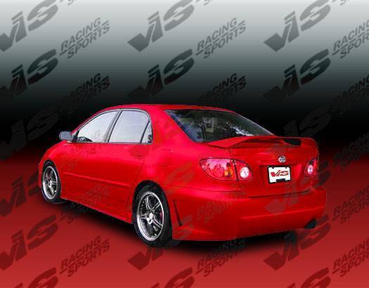 VIS Racing - 2003-2008 Toyota Corolla 4Dr Tsc 3 Rear Bumper