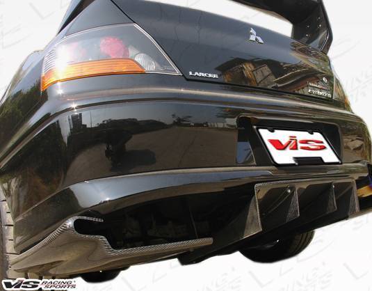VIS Racing - Universal VRS 3 pieces Carbon Fiber Rear Diffuser