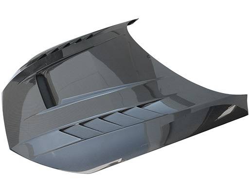 VIS Racing - Carbon Fiber Hood DTM Style for AUDI A4 4DR 17-19