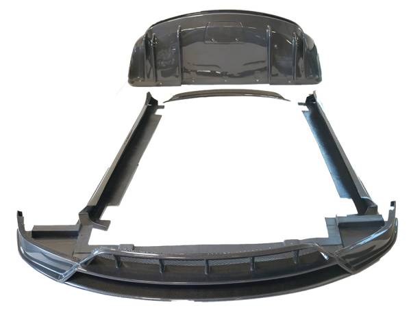 VIS Racing - Carbon Fiber Lip Kit VIP Style for Tesla Model X 4DR 16-18
