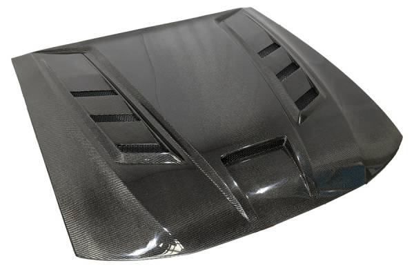 VIS Racing - Carbon Fiber Hood Terminator Style for 1999-2004 Ford Mustang